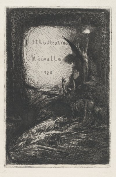 Ilustración Nouvelle, 1876 de Francois Nicolas Chifflart