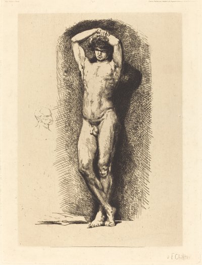 Academia masculina de Francois Nicolas Chifflart
