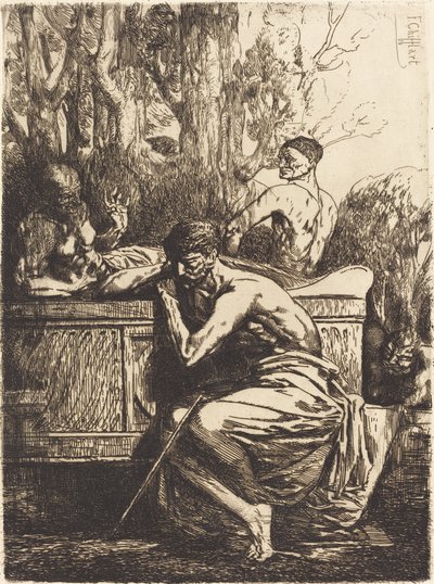 Meditación de Francois Nicolas Chifflart