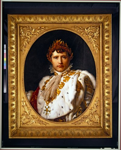 Retrato de Napoleón, sin fecha (óleo sobre lienzo, oval) de Francois Pascal Simon Baron Gerard
