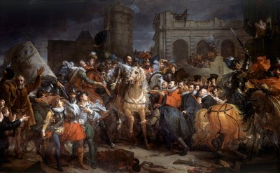 Entrada de Enrique IV en París, 22 de marzo de 1594 de Baron François Pascal Simon Gérard