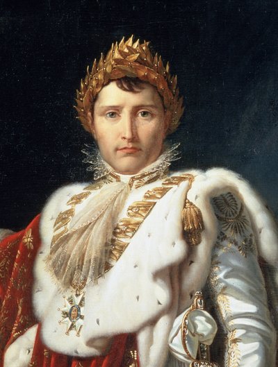 Retrato de cuerpo entero de Napoleón I en traje de coronación (detalle) de Baron François Pascal Simon Gérard