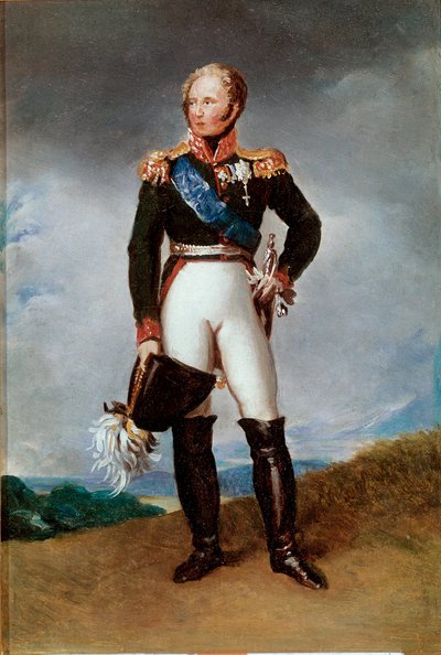 Retrato de cuerpo entero de Alejandro I, Zar de Rusia (1777-1825) de Baron François Pascal Simon Gérard