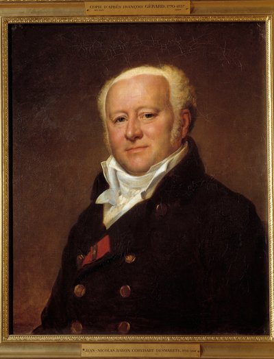 Retrato del Barón Jean Nicolas Corvisart-Desmaretz de Baron François Pascal Simon Gérard
