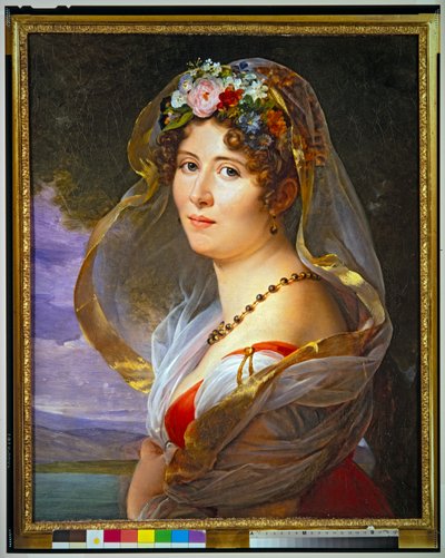 Retrato de Constance Ossolinska Lubienska, sin fecha (óleo sobre lienzo) de Francois Pascal Simon Baron Gerard