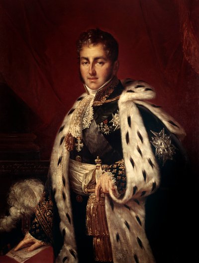 Retrato de Jules de Polignac de Baron François Pascal Simon Gérard