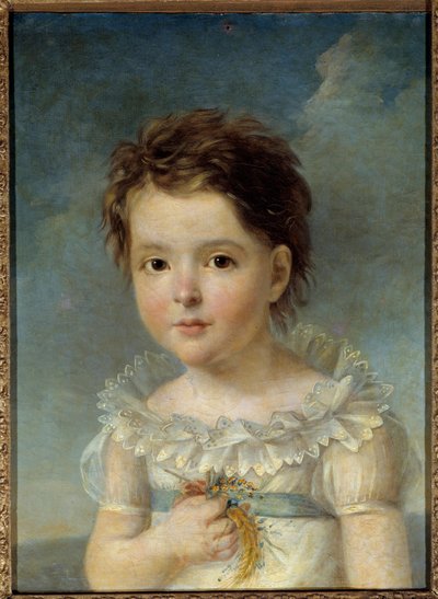 Retrato de la Reina Hortensia de Beauharnais (1783-1837) niña de Baron François Pascal Simon Gérard