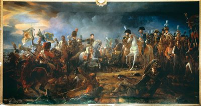La batalla de Austerlitz el 2/12/1805: El general Rapp presenta las banderas tomadas del enemigo de Baron François Pascal Simon Gérard