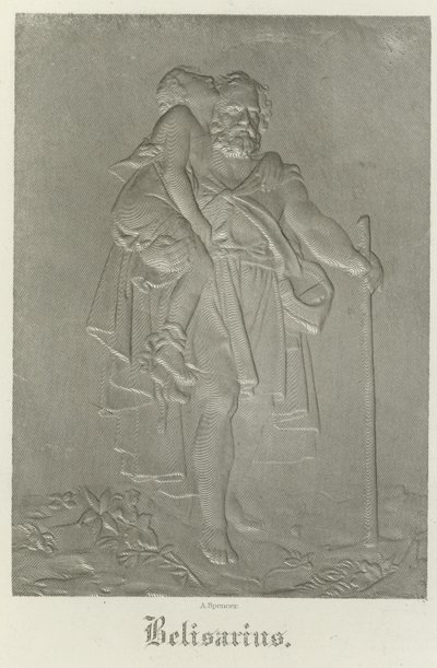 Belisario llevando a su joven guía de Francois Pascal Simon Gerard