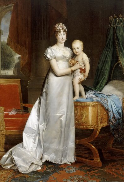Emperatriz María Luisa con el Rey de Roma de Francois Pascal Simon Gerard