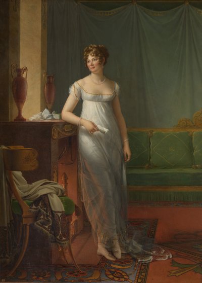 Madame Charles Maurice de Talleyrand Périgord 1761-1835, ca. 1804 de Francois Pascal Simon Gerard