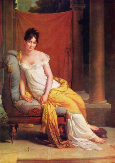 Retrato de Julie Récamier de Francois Pascal Simon Gerard