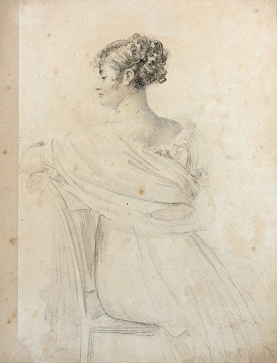 Retrato de Madame Récamier de Francois Pascal Simon Gerard