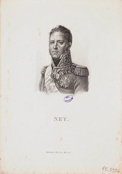 Retrato del Mariscal Michel Ney, 1814 de Francois Pascal Simon Gerard