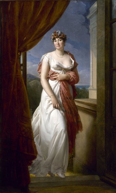 Retrato de Thérésa Cabarrus, Madame Tallien de Francois Pascal Simon Gerard