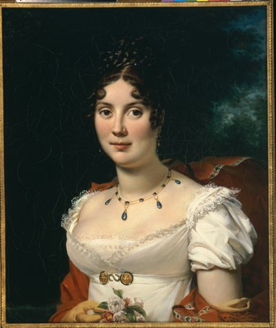 Retrato de una dama de Francois Pascal Simon Gerard