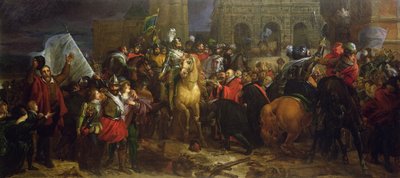 La Entrada de Enrique IV en París el 22 de marzo de 1594, c.1816 de Francois Pascal Simon Gerard