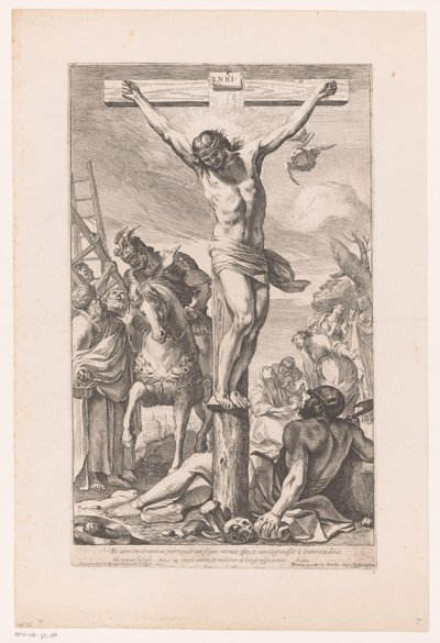 Cristo aan het kruis Y habiendo averiguado al centurión, le preguntó (...) (título sobre objeto) de Francois Perrier