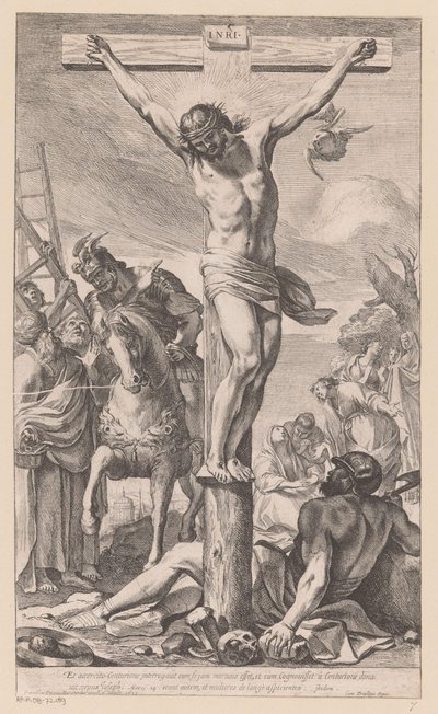 Cristo aan het kruis Y habiendo averiguado al centurión, le preguntó (...) (título sobre objeto) de Francois Perrier