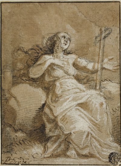 Magdalena en el desierto de Francois Perrier