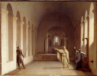 Jacques de Molay (1243-1314), gran maestro de los Templarios de Francois Richard Fleury