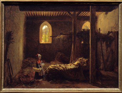 Caperucita Roja (Ilustración del cuento de Charles Perrault) de Francois Richard Fleury