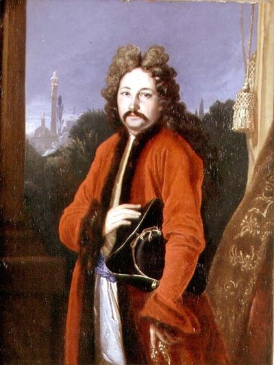 Retrato de Sir John Chardin (1643-1712) 1699 de Francois Riviere