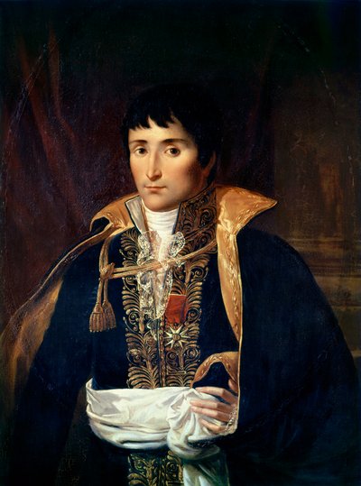 Retrato de Lucien Bonaparte (1775 - 1840) - Pintura de Napoleón Rivoire (?) de Francois Rivoire
