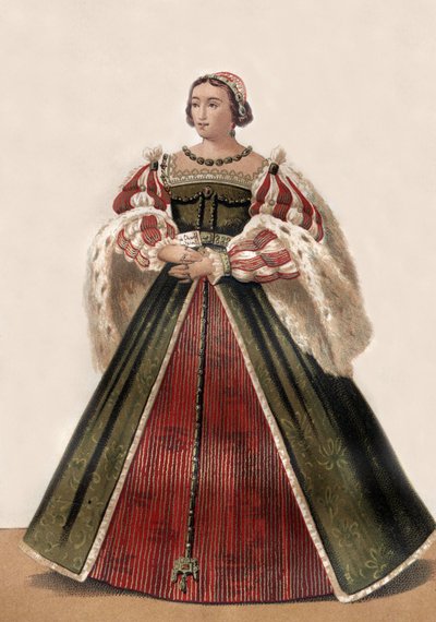 Leonor de Austria (litografía) de Francois Roger de Gaignieres