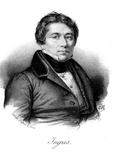 Jean Auguste Dominique Ingres de Francois Seraphin Delpech