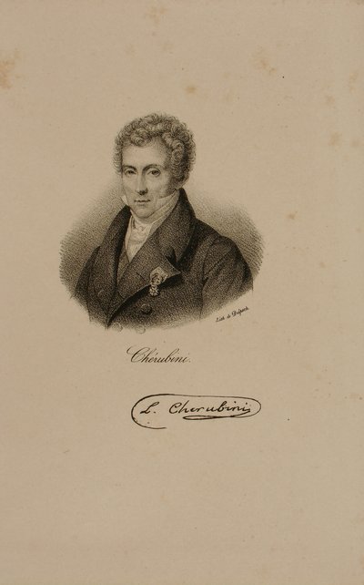 Luigi Cherubini (1760-1842) de Francois Seraphin Delpech