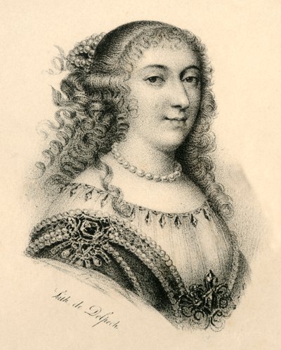 Mademoiselle de Montpensier, 1627-1693, c. 1830 de Francois Seraphin Delpech