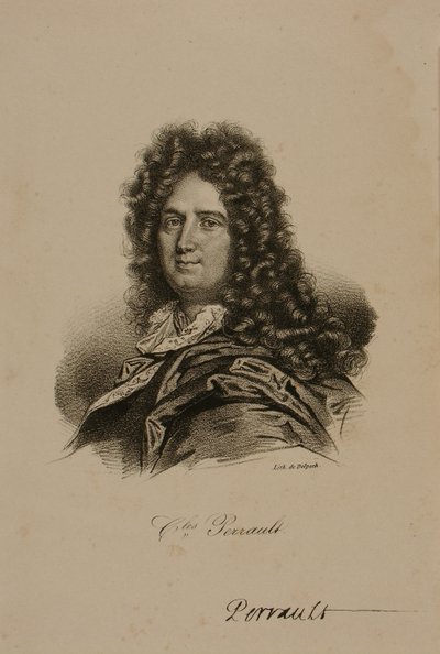 Retrato de Charles Perrault (1628-1703) de Francois Seraphin Delpech
