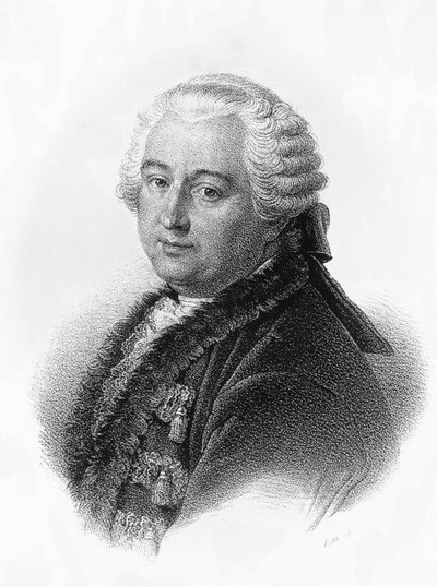 Retrato de Claude-Adrien Helvetius (1715-1771), escritor y filósofo francés, grabado por François-Seraphin Delpech (1778-1825) de Francois Seraphin Delpech