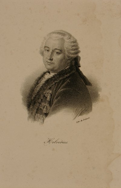 Retrato de Claude Adrien Helvetius (1715-71) de Francois Seraphin Delpech