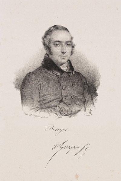 Retrato del político Pierre-Antoine Berryer de Francois Seraphin Delpech