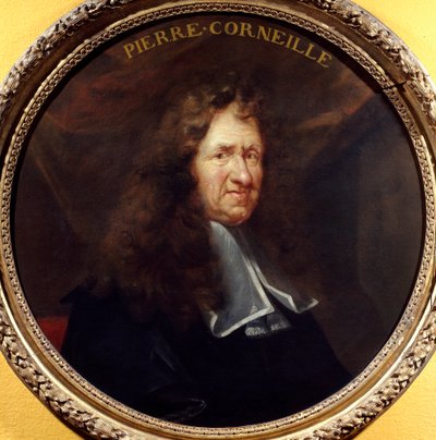 Retrato de Pierre Corneille (1606-1684) poeta dramático de Francois Sicre