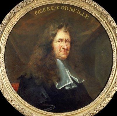 Retrato de Pierre Corneille 1606-1684, c. 1680 de Francois Sicre