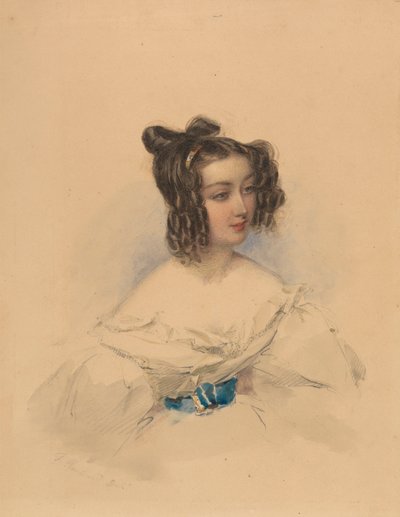 Teresa, Condesa Gamba-Guicioli de Francois Theodore Rochard
