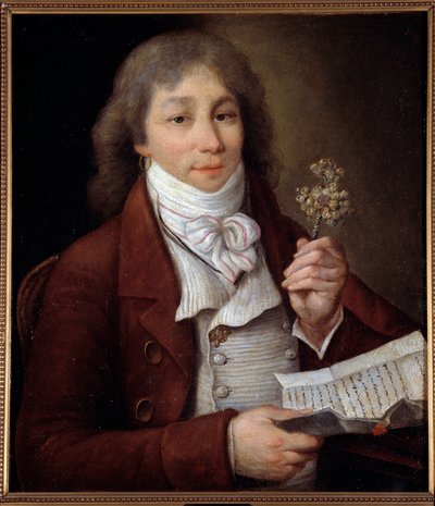 Retrato del poeta y político Philippe Francois Nazaire Fabre dit Fabre d