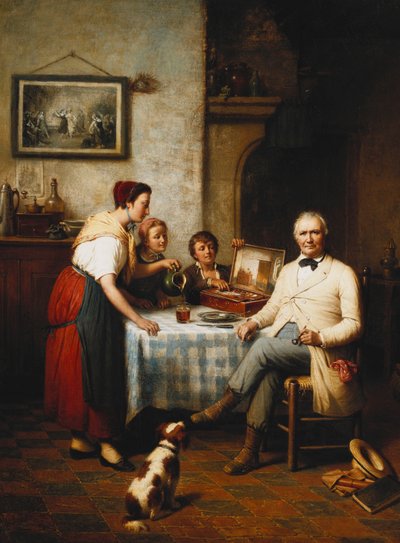 El almuerzo del artista, 1878 de Francois Verheyden