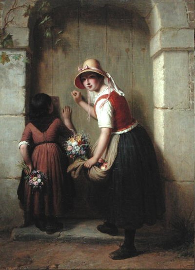Los vendedores de flores de Francois Verheyden
