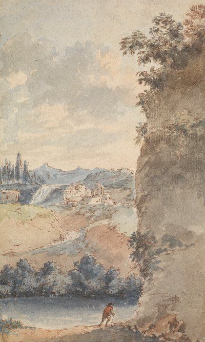 Paisaje italiano de Francois Vivares