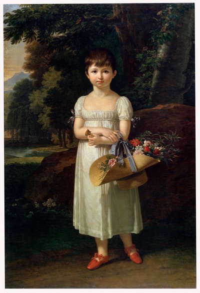 Retrato de Amelia Oginski, finales del siglo XVIII o principios del XIX de Francois Xavier Fabre