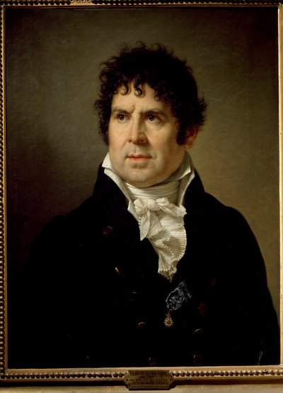 Retrato del grabador Giovanni Antonio Santarelli de Francois Xavier Fabre