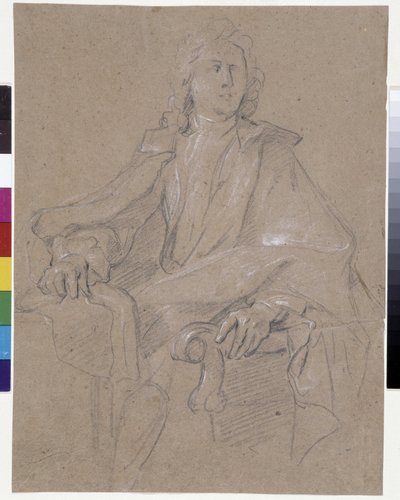 Retrato de Jules Hardouin Mansart (1645-1708) de Francois de Troy