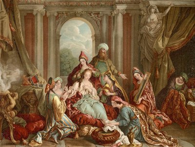 Ester es decorada para el rey de Francois de after Troy