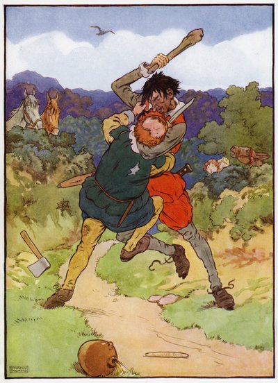 Ilustración para Babes in the Wood de Frank Adams