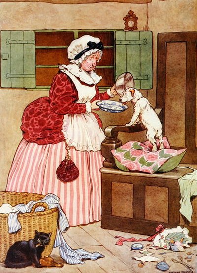 Vieja Madre Hubbard, ilustración de 