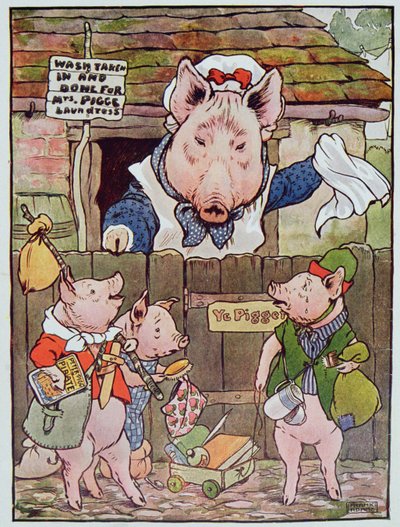Los echó del hogar para que encontraran su propio sustento, ilustración de 